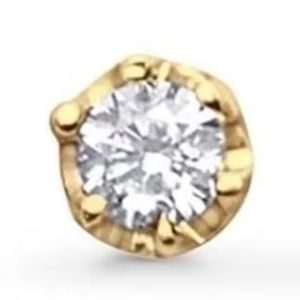 ต่างหูทองคำแท้ 10K ประดับเพชรเลี้ยงในห้องปฏิบัติการ 0.25 กะรัต ของขวัญสุดคลาสสิกสำหรับงานหมั้นและงานแต่งงาน ได้รับการรับรองจาก IGI - Product Image 1