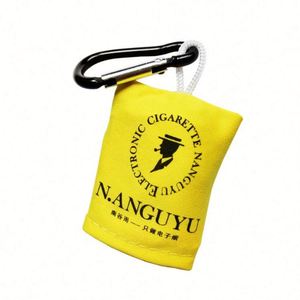 OEM Custom Microfiber Cleaning Cloth Keychain Portable Pouch Eyeglasses Camera Lenses with Carabiner & Anime Style Logo Printing - Product Image 4