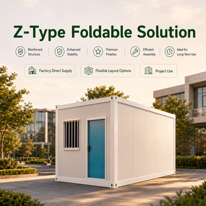 Casa Contenedor Plegable Tipo Z, Diseño Rectangular, Módulo de Oficina Prefabricado, Estilo Minimalista, Suministro Directo de Fábrica, Uso en Proyectos - Product Image 1