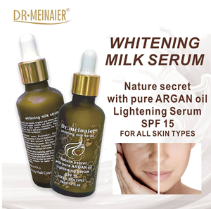 Serum susu 50ml Serum Kulit bersinar Serum Wajah pengecil pori-pori pemutih Spot Reduction Serum Wajah dengan minyak Argan murni H - Product Image 3