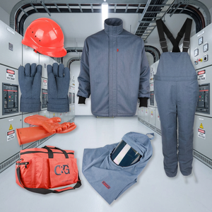 ชุดป้องกันไฟฟ้าแรงสูง <span class=keywords><strong>40</strong></span> แคลอรี่ ชุดป้องกันอาร์คแฟลช ราคา - Product Image 1
