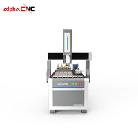 Nouvelle mini-machine de fraisage CNC Alpha avec broche ATC et contrôle NC Studio, routeur à bois 3 axes 6090 pour le travail du bois