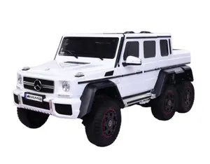 Voiture électrique <span class=keywords><strong>6x6</strong></span> à batterie 24V pour enfants de 2 à 4 ans, <span class=keywords><strong>Mercedes</strong></span> Benz G63 sous licence, télécommande 2.4G, 5-7 km/h, plastique - Product Image 1