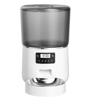 Mangeoire à chat WiFi 4L pour l'alimentation à distance Mangeoire intelligente pour l'alimentation à distance Mangeoires automatiques intelligentes pour chats