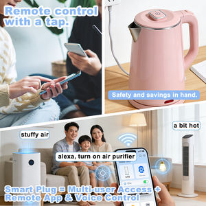 Enchufe Inteligente <span class=keywords><strong>Wifi</strong></span> Tuya FY22 de 16A para la UE, <span class=keywords><strong>sin</strong></span> Monitor de Energía - Product Image 4