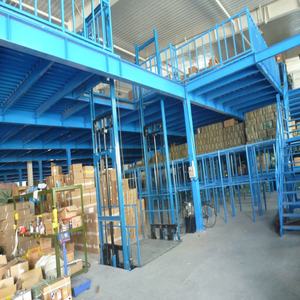 מדפי מתכת מותאם אישית פלדה מדף כבד מזנין לופט אחסון פלטפורמת רצפה mzzanine לאחסון תעשייתי - Product Image 2
