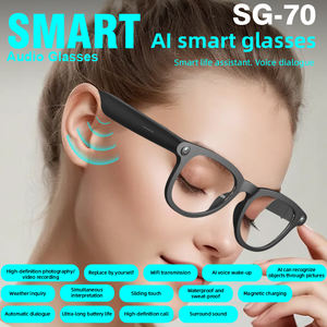 720P <span class=keywords><strong>Video</strong></span> Cámara oculta Gafas WiFi Grabación discreta Smart AI Traducción Gafas - Product Image 5