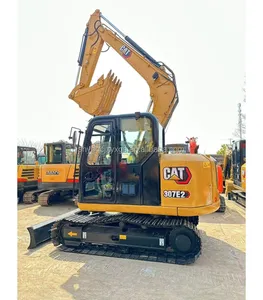 Japão segunda mão Máquinas de construção CAT307 7ton escavadoras escavadeira hidráulica com escavadeira