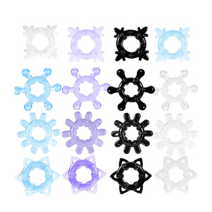 Crystals Delay Ejaculation Orgasm Penis Enlargement Locking Ring Beads <b>Cock</b> Ring For Adult - Product Image 1