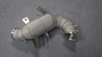 Collecteur d'échappement catalytique haute performance en acier inoxydable SS304 avec bouclier thermique pour Lotus Emira 2.0T 2021+ Euro 6