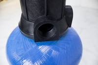 Purificateur d'eau domestique central avec filtres à charbon actif et sable, et lavage à contre-courant manuel pour le traitement de l'eau