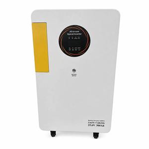 แบตเตอรี่ไฮบริดพลังงานแสงอาทิตย์ออลอินวัน 25.6V 300Ah 3.6kW 7.68kWh พร้อมระบบ MPPT สำหรับสำรองไฟบ้าน UPS ขายส่ง ODM Solar Plus Storage ให้บริการ R - Product Image 1