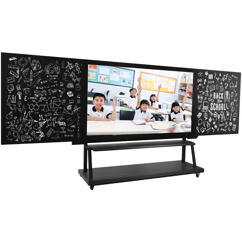 86 98 polegadas lousa digital de preço para a university college uso 4K display temperado proteção de vidro