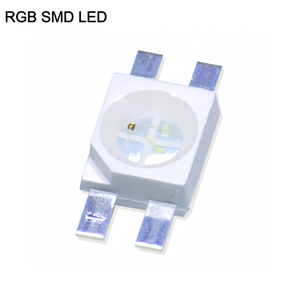 Chip <span class=keywords><strong>LED</strong></span> RGB <span class=keywords><strong>SMD</strong></span> 6028 de Alto Brillo, 6.0x2.8mm, Sin Plomo, Lente Difusa de Ángulo Amplio de 120°, Luz Indicadora de Cambio de Color - Product Image 4