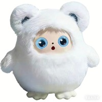 Robot ours en peluche intelligent IA avec système Android 15, en peluche longue et douce, rembourrage en coton PP