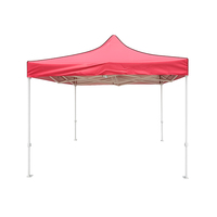 Tente de salon pliable en aluminium 10x10', facile à monter, portable, imperméable, personnalisable, tente publicitaire 10x10