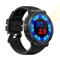 Reloj inteligente clásico KT75 para hombres con luz GPS Deportes Salud Ritmo cardíaco Impermeable BT Llamada y brújula Respuesta Llamada Características Reloj
