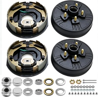Yeni Treyler Dingili Elektrikli Fren Kampanası Seti 5 Delikli 4.5" Civata Çemberi 10" X 2-1/4" 3500 lb Yedek Parça