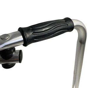 <span class=keywords><strong>Déambulateur</strong></span> de marcheur adulte pliant à hauteur <span class=keywords><strong>réglable</strong></span> en acier inoxydable/alliage d'aluminium avec cadre debout - Product Image 5