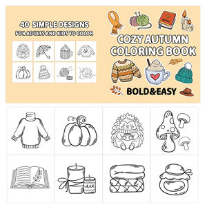 Alta qualità 40 pagine disegno frutta libro <span class=keywords><strong>da</strong></span> <span class=keywords><strong>colorare</strong></span> Design personalizzato per bambini <span class=keywords><strong>e</strong></span> <span class=keywords><strong>adulti</strong></span> stampato su cartone <span class=keywords><strong>e</strong></span> carta d'arte prezzo - Product Image 6