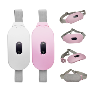 Elétrica Menstrual massagem abdominal cinto vibratório barriga aquecimento cintura quente compressa cintura estômago massageador com calor Característica - Product Image 1
