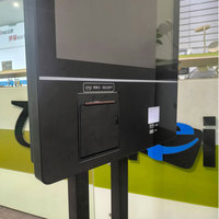 Vente flash : Kiosque de commande en libre-service de 32 pouces avec imprimante et lecteur de codes-barres