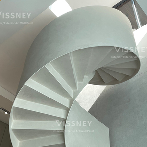 Vissney Ciment écologique Stuc Plâtre vénitien Application facile Revêtement acrylique liquide - Product Image 6