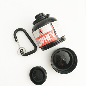 Porte-clés original personnalisé en usine Porte-clés protéine de lactosérum pour la salle de sport Porte-protéines en poudre portable pour bouteille shaker pour sport - Product Image 4