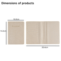 Dompet Passport Kulit PU Premium Tipis Multi Warna Aksesoris Perjalanan Penutup Pelindung Passport