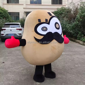Efun 2m 2.6m professionnel personnalisé <span class=keywords><strong>géant</strong></span> gonflable marche Mr <span class=keywords><strong>patate</strong></span> mascotte Costume drôle pomme de terre mascotte Costume à vendre - Product Image 2