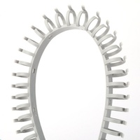 Goulotte de câblage ronde en plastique PP fendue pour câbles, conduit de câblage pour équipements électriques FD20 FD30 FD40