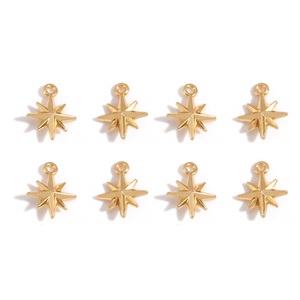 6 Cores Estrela Varinha Mágica Encantos para Pulseira Brinco Colar Pingentes DIY Handmade Jóias Acessórios Fazendo 14*11mm L351 - Product Image 6