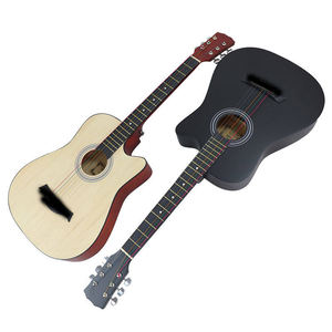 Guitarra acústica de madera de tilo <span class=keywords><strong>para</strong></span> principiantes, instrumento de 38 pulgadas de alta calidad, personalizado - Product Image 4
