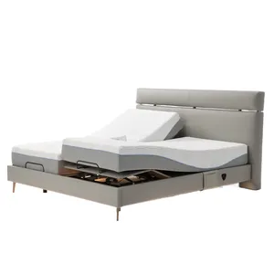 8H DT8 doppio divisorio letto elettrico intelligente multifunzionale indipendente massaggio di sollevamento materasso camera da letto letto letto matrimoniale