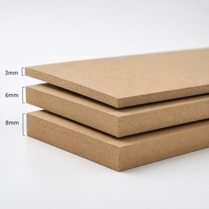 Panneau de fibres HDF haute densité 71220*2440mm - Panneau rigide résistant à l'humidité de 9mm-18mm pour meubles, étagères et menuiseries intérieures - Product Image 3
