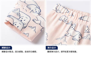 Ragazze sveglio di modo confortevole semplice casuale 2019 di autunno della molla più recente girocollo a manica lunga bambini del vestito di abbigliamento per bambini <span class=keywords><strong>pigiama</strong></span> - Product Image 5