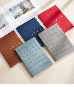 Planificador mensual semanal A5 2025, calendario de gestión del tiempo 365, Bloc de notas personalizable para cuaderno de horario personalizado - Product Image 2