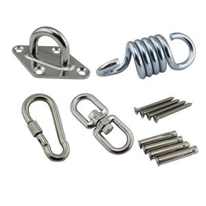 Accessoires pour chaise suspendue en acier inoxydable pour hamac de yoga en plein air, matériel pour chaise en rotin et accessoires de balançoire, matériel de meubles - Product Image 1