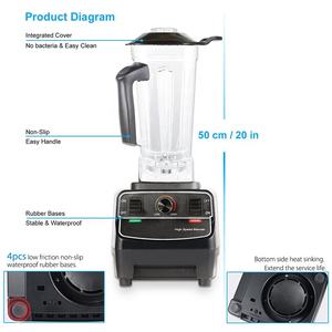 Mélangeur électrique haute performance mélangeur de fruits chinois mélangeur de céréales et de grains <span class=keywords><strong>moins</strong></span> <span class=keywords><strong>cher</strong></span> - Product Image 2