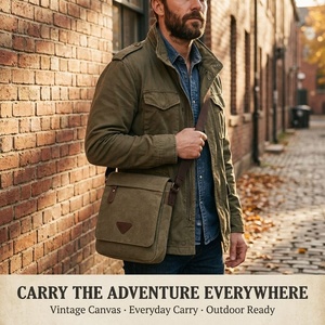 <span class=keywords><strong>Sac</strong></span> <span class=keywords><strong>bandoulière</strong></span> messager vintage en toile antivol personnalisé pour <span class=keywords><strong>homme</strong></span>, idéal pour les voyages d'affaires et les activités de plein air – Vente en gros - Product Image 6