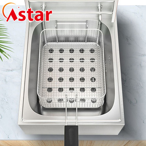 Nhà Bếp Thương Mại Sâu Chip Snack Nồi Chiên 6 + 6L Nồi Chiên Điện Với Đôi Nồi Chiên Pan - Product Image 3