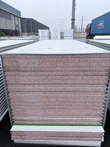 Rock Wool Clean Sandwich Board 150mm Panel Carbon <strong>Steel</strong> 0.5mm Roof <strong>Cold</strong> Room Panel - Product Image 6