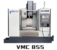 Centre d'usinage vertical CNC VMC855 de qualité industrielle, bonne résistance aux chocs, longue durée de vie, machine-outil de précision