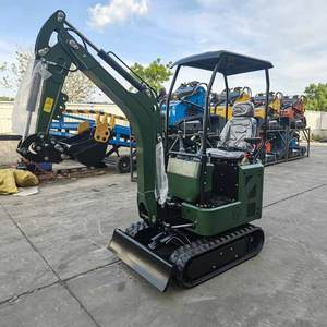Excavadora hidráulica de orugas de 1.2 toneladas con garra, ripper, cucharón nivelador, herramienta para huertos, viñedos y servicios municipales, bajo consumo de combustible - Product Image 2