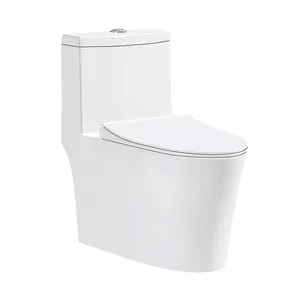 Bathroom High Quality Sanitary Ware S Trap 300mm Rimless Siphonic Factory Price One Piece Toilet