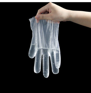 Gants PE jetables transparents en <span class=keywords><strong>plastique</strong></span> PE-HD pour enfants Gant à main bon marché Gants PE de qualité alimentaire - Product Image 2