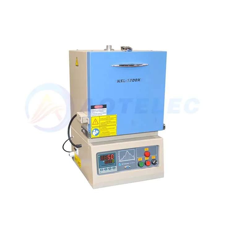 High Temperature 1700C Compact Muffle Furnace for Laboratory Battery Production