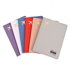 Personalized Leather Passport and Vaccine Card Holder Combo Portable <b>Cute</b> Travel <b>Wallet</b> with Card Slots - Product Image 1
