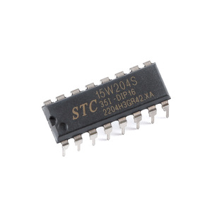 ใหม่ต้นฉบับ STC15W204S-35I-DIP16 ชิป MCU ไมโครคอนโทรลเลอร์ 1T 8051 ที่ได้รับการปรับปรุง - Product Image 1