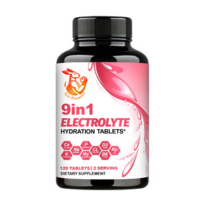 แท็บเล็ตอิเล็กโทรไลต์ 9in1 ODM OEM พร้อมวิตามินดี บำรุงกล้ามเนื้อ เติมพลังงาน ช่วยรักษาความชุ่มชื้น แท็บเล็ตอิเล็กโทรไลต์ 9in1 - Product Image 1